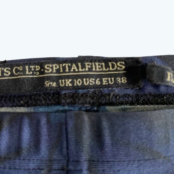 Allsaints Leggings Womens 6 Opium True Cobalt Blue and Black - Picture 6 of 11